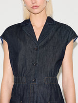 Denim Lyocell Playsuit | Indigo