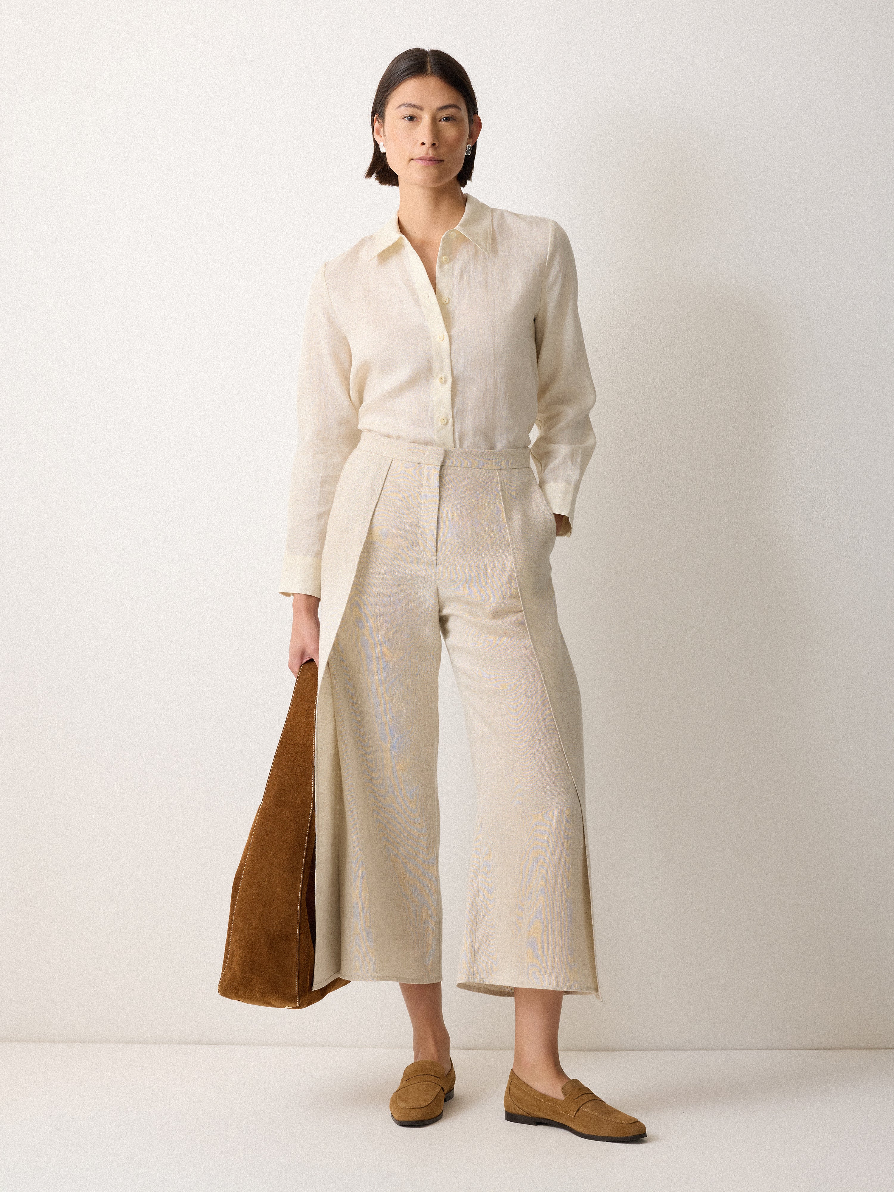 Classic Linen Shirt | Cream – Jigsaw