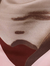 Future Botanic Silk Scarf | Red