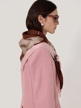 Future Botanic Silk Scarf | Red