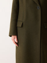 Farringdon Side Split Coat | Khaki