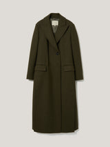 Farringdon Side Split Coat | Khaki