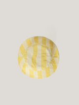 Reversible Cotton Stripe Bucket Hat | Yellow