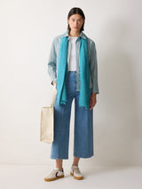 Wool Silk Pashmina | Blue