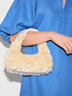 Mini Shell Beaded Tay | Natural