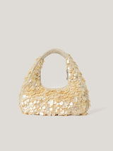 Mini Shell Beaded Tay | Natural