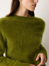Halo Cashmere Jumper | Green