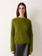 Halo Cashmere Jumper | Green