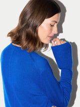 Cloud Cashmere Eldon Jumper | Blue