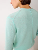 Cloud Cashmere Eldon Jumper | Aqua