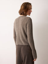 Cloud Cashmere Eldon Jumper | Taupe