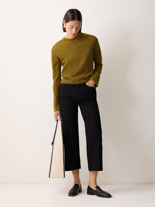 Cloud Cashmere Eldon Jumper | Haz | Hazel Green