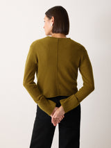 Cloud Cashmere Eldon Jumper | Haz | Hazel Green