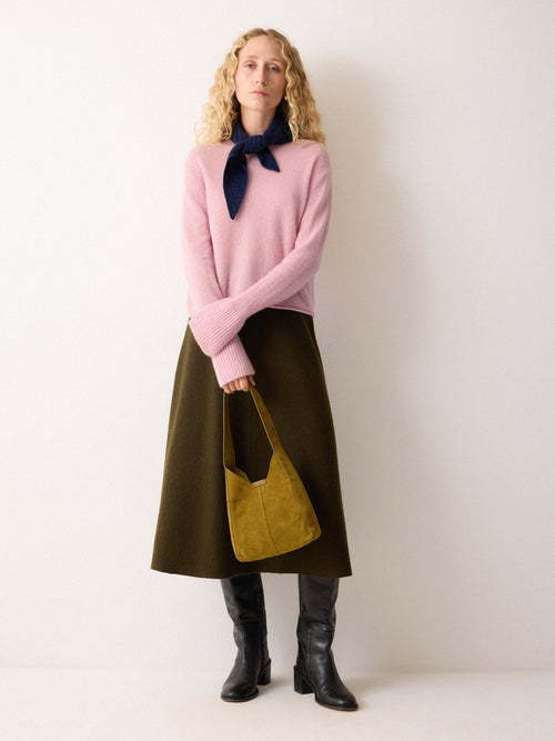 Cloud Cashmere Eldon Jumper | Pink