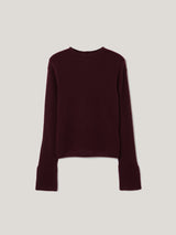 Cloud Cashmere Eldon Jumper | Burgundy