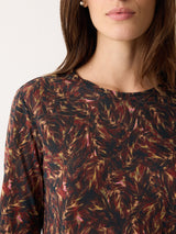 Wild Feather Long Sleeve Tee | Brown