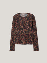 Wild Feather Long Sleeve Tee | Brown