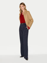Halo Cashmere V Neck Jumper | Red