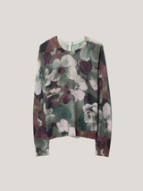 Antique Floral Button Jumper | Multi