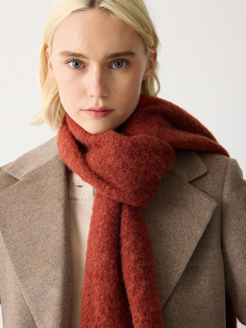 Alpaca Blend Scarf | Auburn