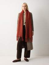 Alpaca Blend Scarf | Auburn
