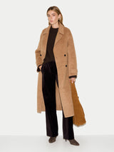 Wool Cashmere Chunky Jumper | Brown