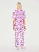 Swirl Posy Cropped Pyjama | LILAC