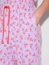 Swirl Posy Cropped Pyjama | LILAC