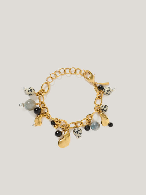 Semi Precious Charm Bracelet | Multi