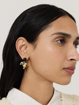 Semi Precious Cluster Earring | Multi