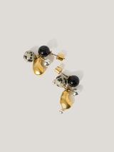 Semi Precious Cluster Earring | Multi