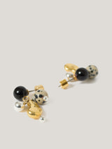 Semi Precious Cluster Earring | Multi