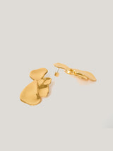 Deconstructed Petals Earring | Gold