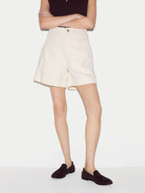 Finton Denim Seam Detail Short | Ecru