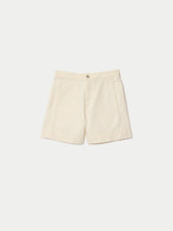 Finton Denim Seam Detail Short | Ecru