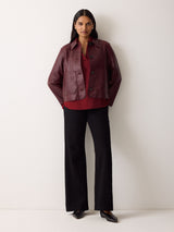 Viscose Twill Top | Red