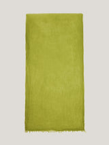 Crinkle Cotton Woven Scarf | Green