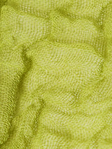 Crinkle Cotton Woven Scarf | Green