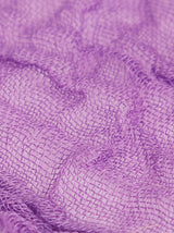 Crinkle Cotton Woven Scarf | Purple