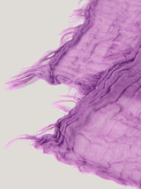 Crinkle Cotton Woven Scarf | Purple