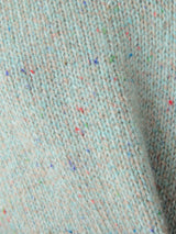 Boxy V Neck Speckled Tank | Green