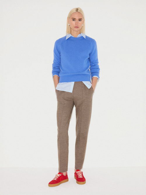 Stretch Flannel Track Pant | Neutral
