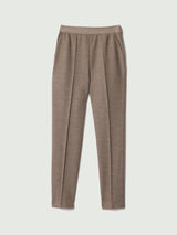 Stretch Flannel Track Pant | Neutral