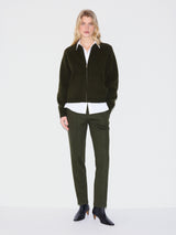 Stretch Flannel Track Pant | Khaki