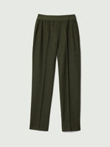 Stretch Flannel Track Pant | Khaki