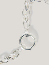 Round Link Chain Necklace | Silver