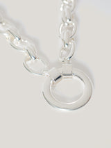 Round Link Chain Necklace | Silver