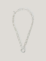 Round Link Chain Necklace | Silver