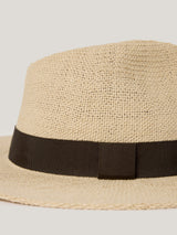 Straw Fedora | Natural