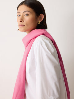 Wool Silk Pashmina | Pink